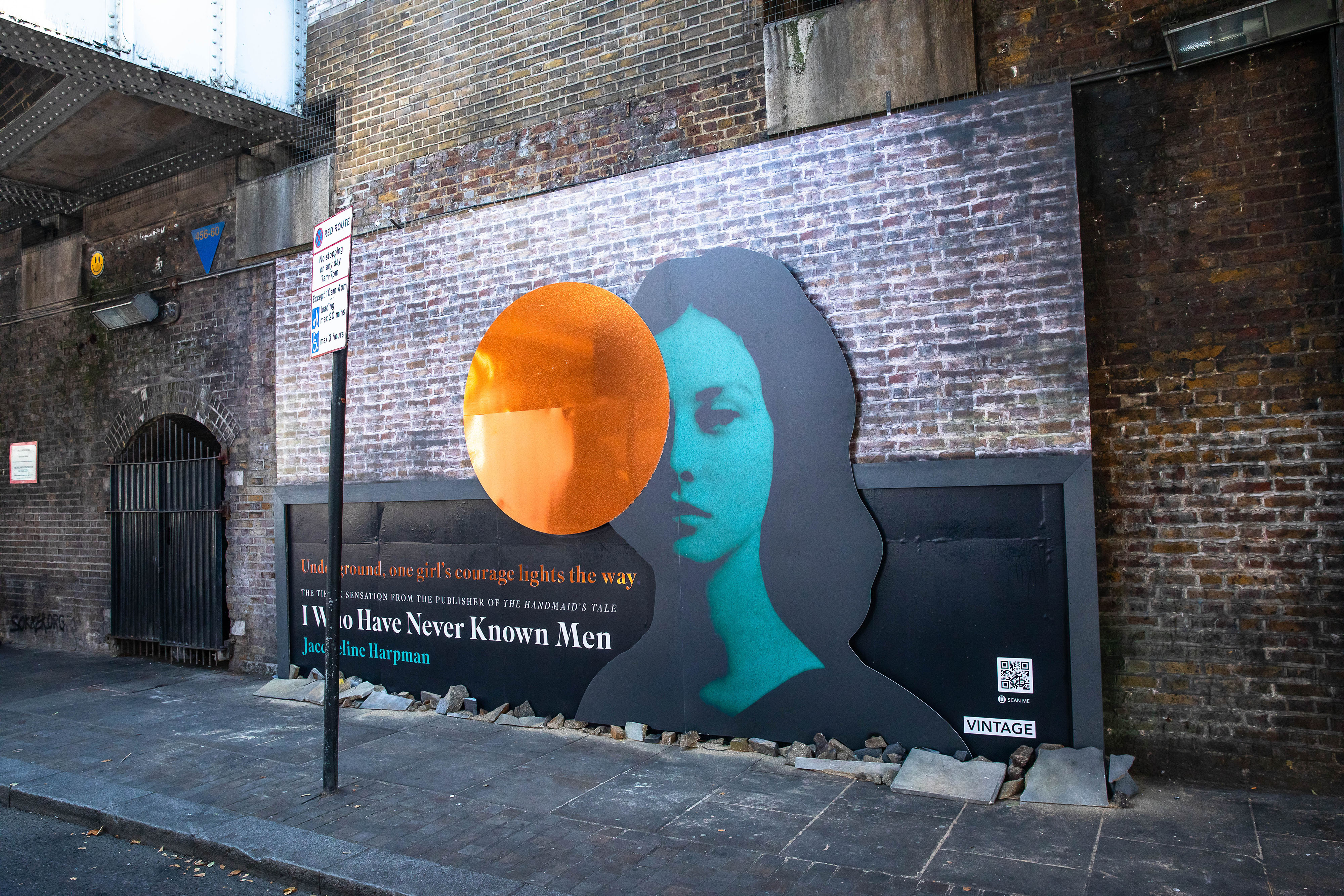 This is a mural of the book cover that is also the cover photo for this issue.
